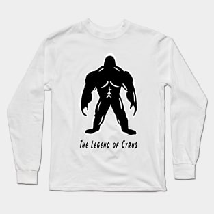 The Legend of Cyrus - Short Stories by Matt - Bigfoot Apparel Long Sleeve T-Shirt